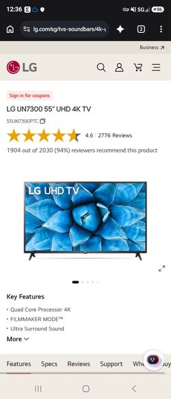 LG TV 55 INCG