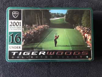 Tiger Woods 2001 Masters Golf Ball Collection Set