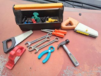 Lot of Black and Decker Toy Tools