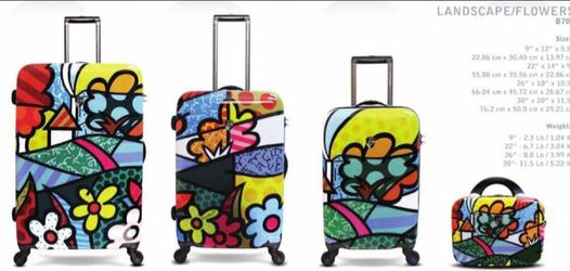 Set maleta britto floral