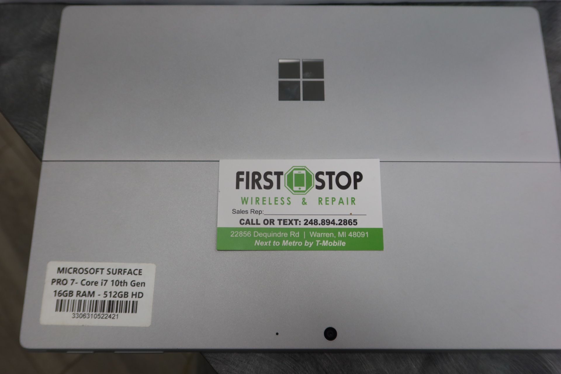 Microsoft Surface Pro 7- Core i7 10th Gen 16GB Ram- 512GB HD