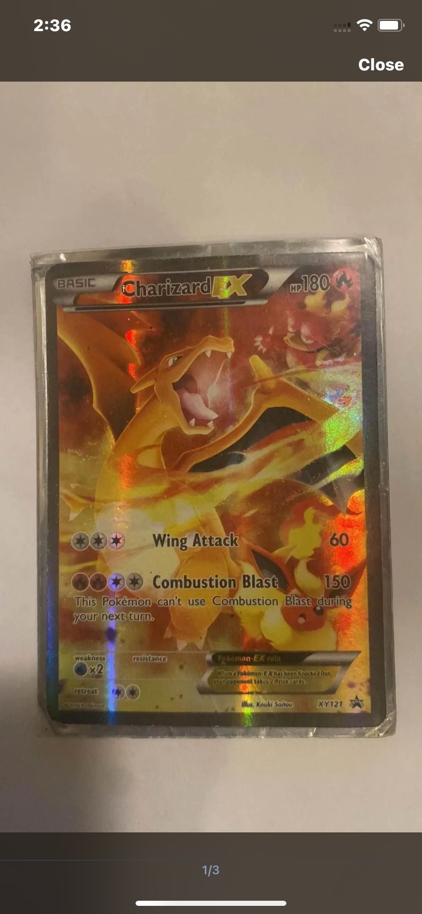 Charizard EX XY121 XY Promos