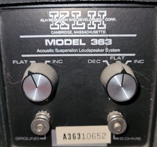 KLH speakers