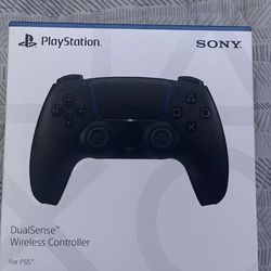 Brand New Never Opened Sony PS5 DualSense Wireless Gaming Controller Jet Black