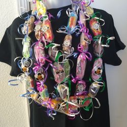 Candy Leis (2 left) and 1 Hot Funyuns Lei