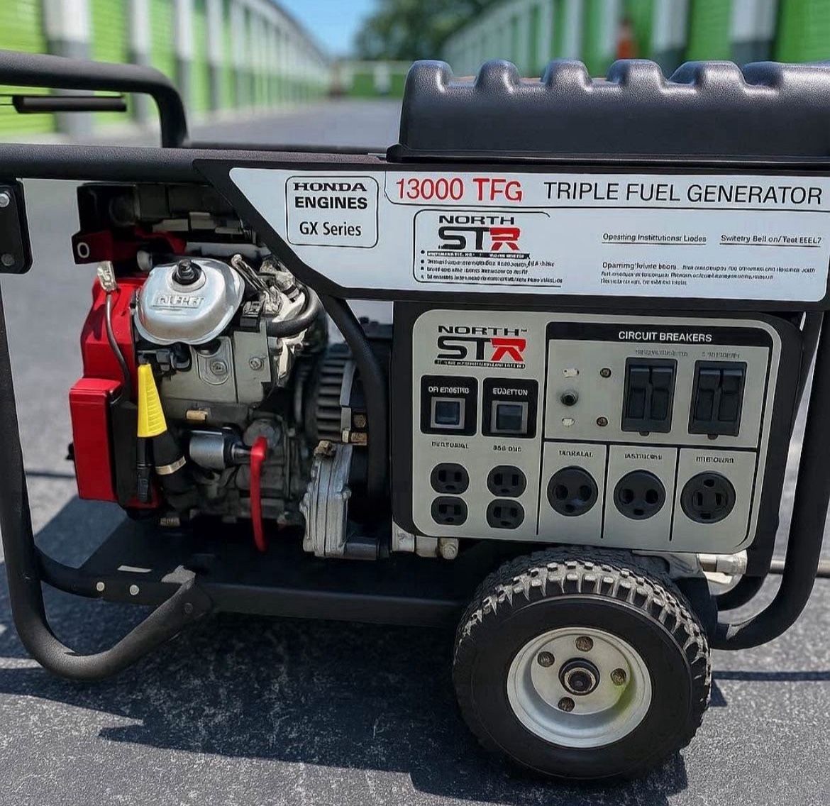NorthStar 13000W Triple Fuel Generator | Honda GX Engine | Propane / Natural Gas / Gasoline | 50 AMP
