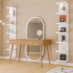 estantes para zapatos y perfumes