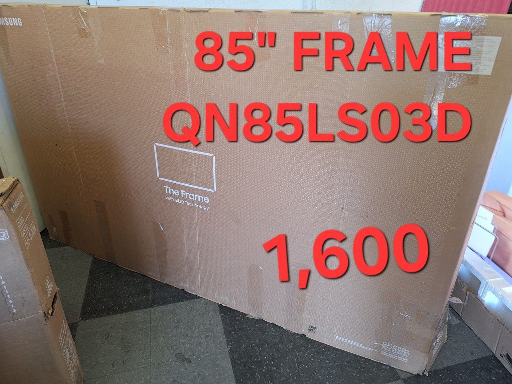 SAMSUNG 85"INCH QLED 4K THE FRAME TV LS03D 