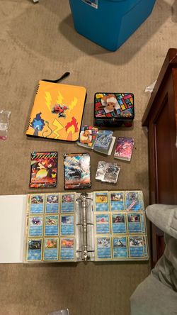 Whole Organized Collection of Pokémon Trading Cards