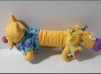 1999 Mattel Nickelodeon CatDog "Yappity Yap" talking plush toy.