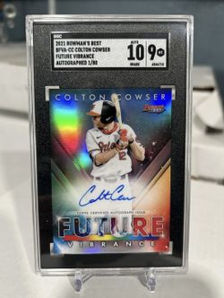Colton Cowser MLB 2021 Bowman's Best Auto