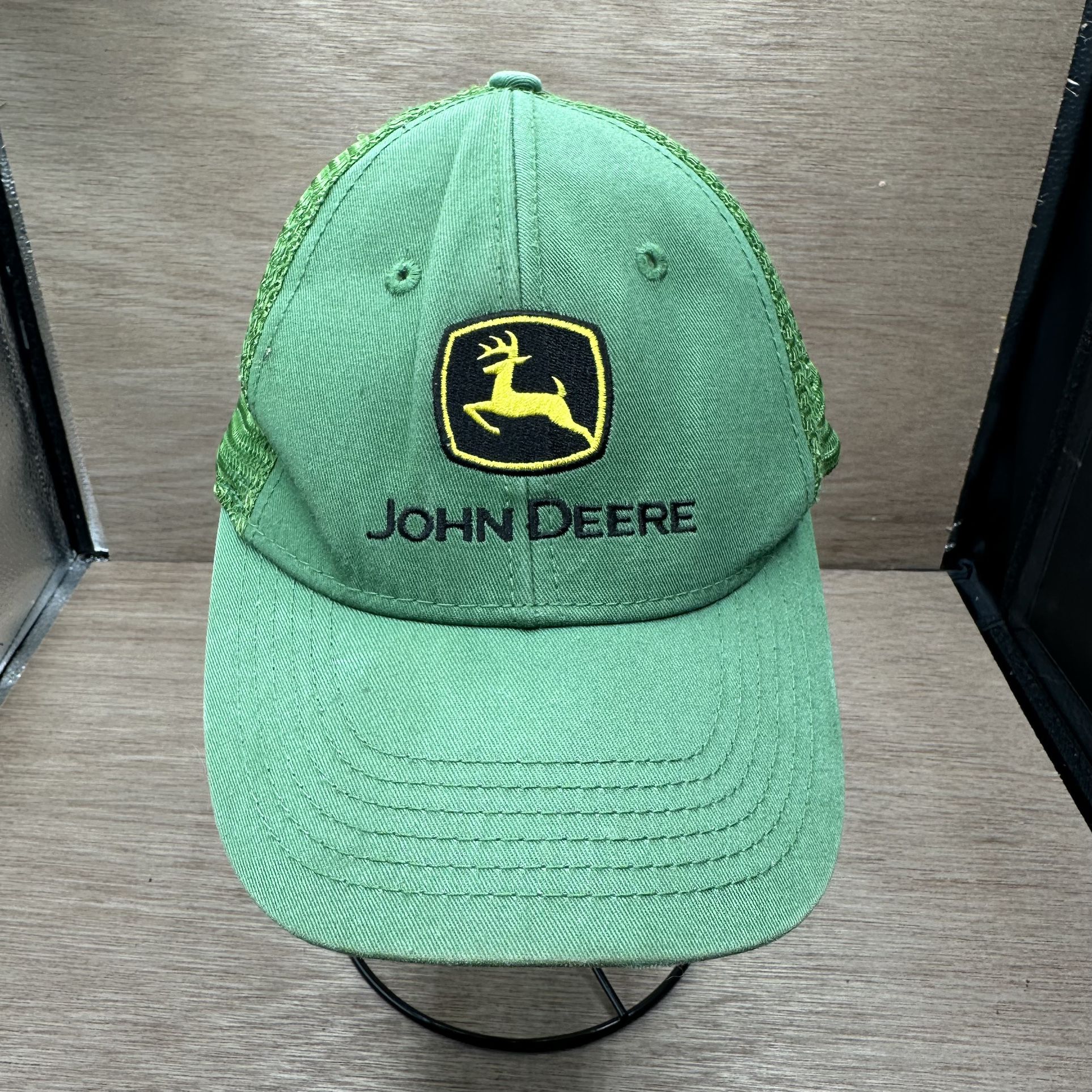 John Deere Green Baseball Hat Nothing Runs Like A Deere Embroidered Tractor