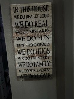 Home decor signs