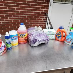 Twin Size Flence Winter Blanket & Cleaners All New All  For Only $15