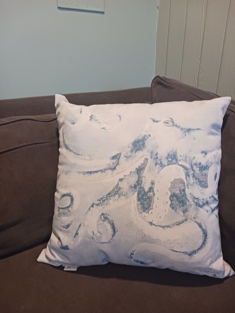 Octopus Pottery Barn Throw Pillow