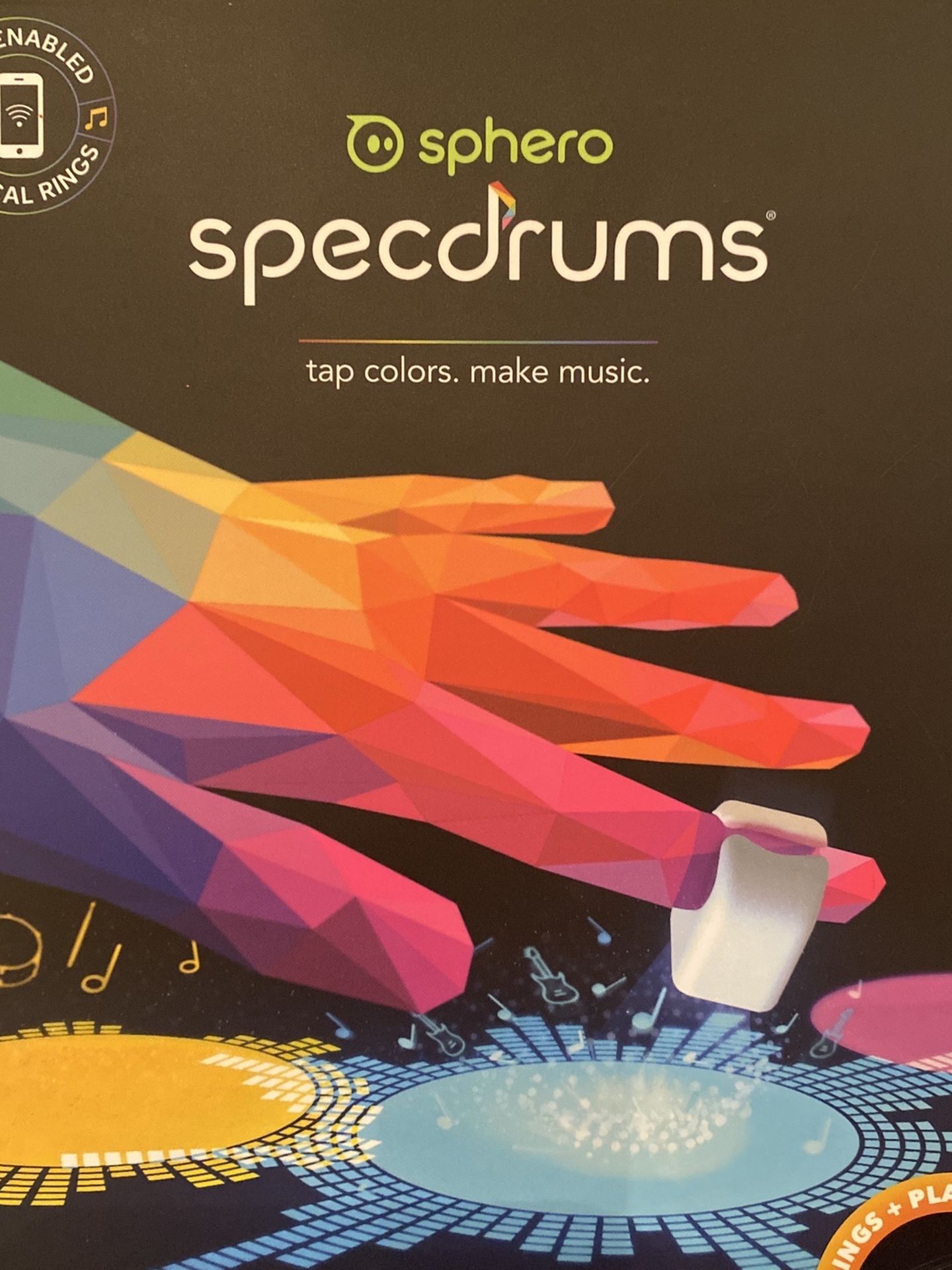 Specdrums Midi Smart Drummer Rings 2 Rings