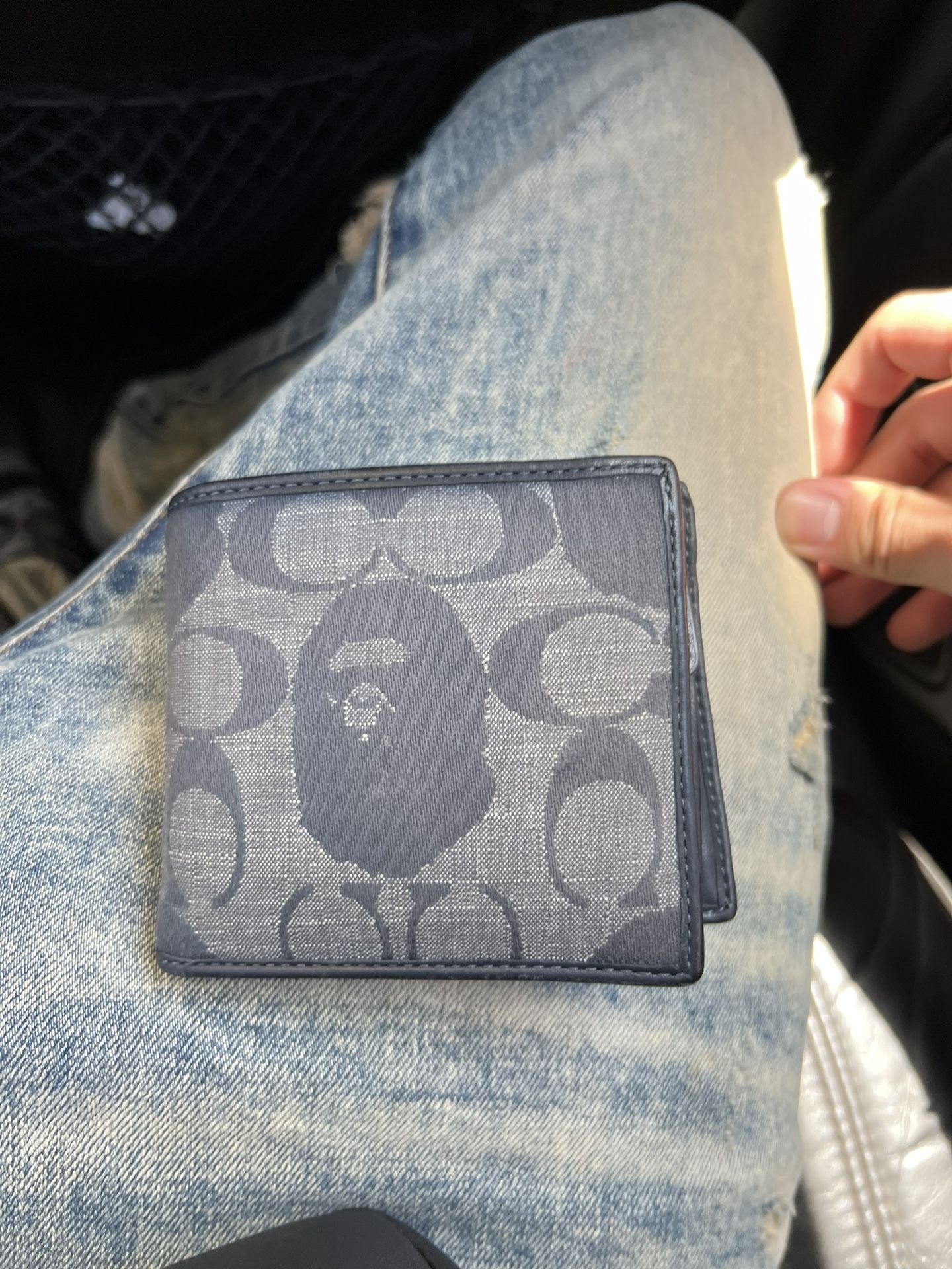 BAPE X COACH WALLET