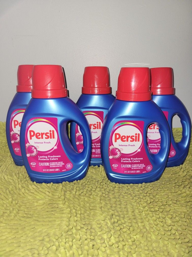 5 Persil Intense Fresh Lasting Freshness Protects Colors 34oz