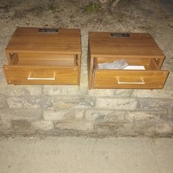 2 new never used floating nightstands