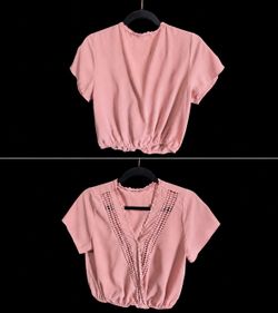 Pink blouse