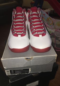 Jordan 10 red steel Ds size 11