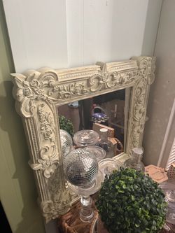 Vintage Ornate Shabby Chic Wall Mirror