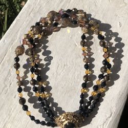 Crystal Strands Faceted Necklace