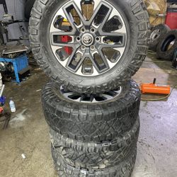 20” Toyota Tundra Stock Wheels + Nitto Tires - Used