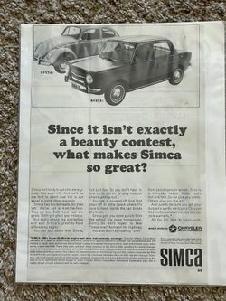 SIMCA ADVERTISEMENT