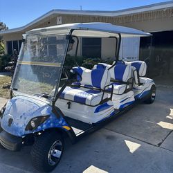Golf car 6 person Yamaha gasoline ⛽️