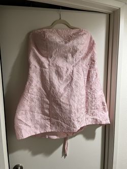 Pink Jacquard Dress