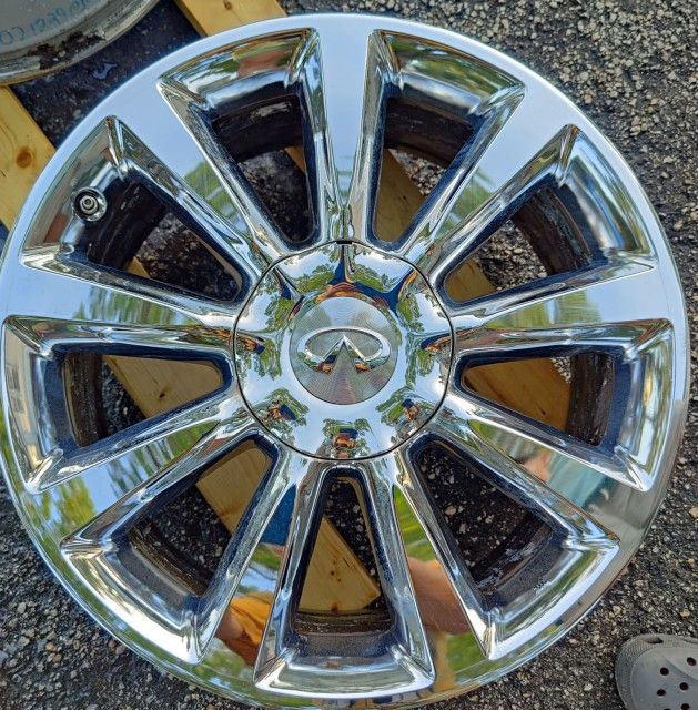 2008 2009 2010 Infiniti QX56 20" inch OEM Wheels Original Chrome Rims