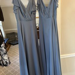 Lot Of 2 David’s bridal Size 4 Formal Gown 