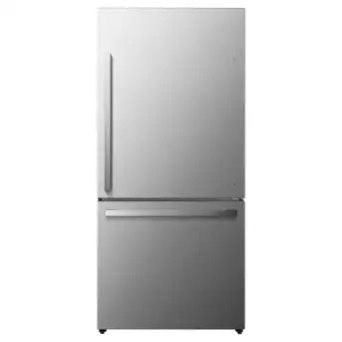 Hisense 17.2-cu ft Counter-depth Bottom-Freezer Refrigerator