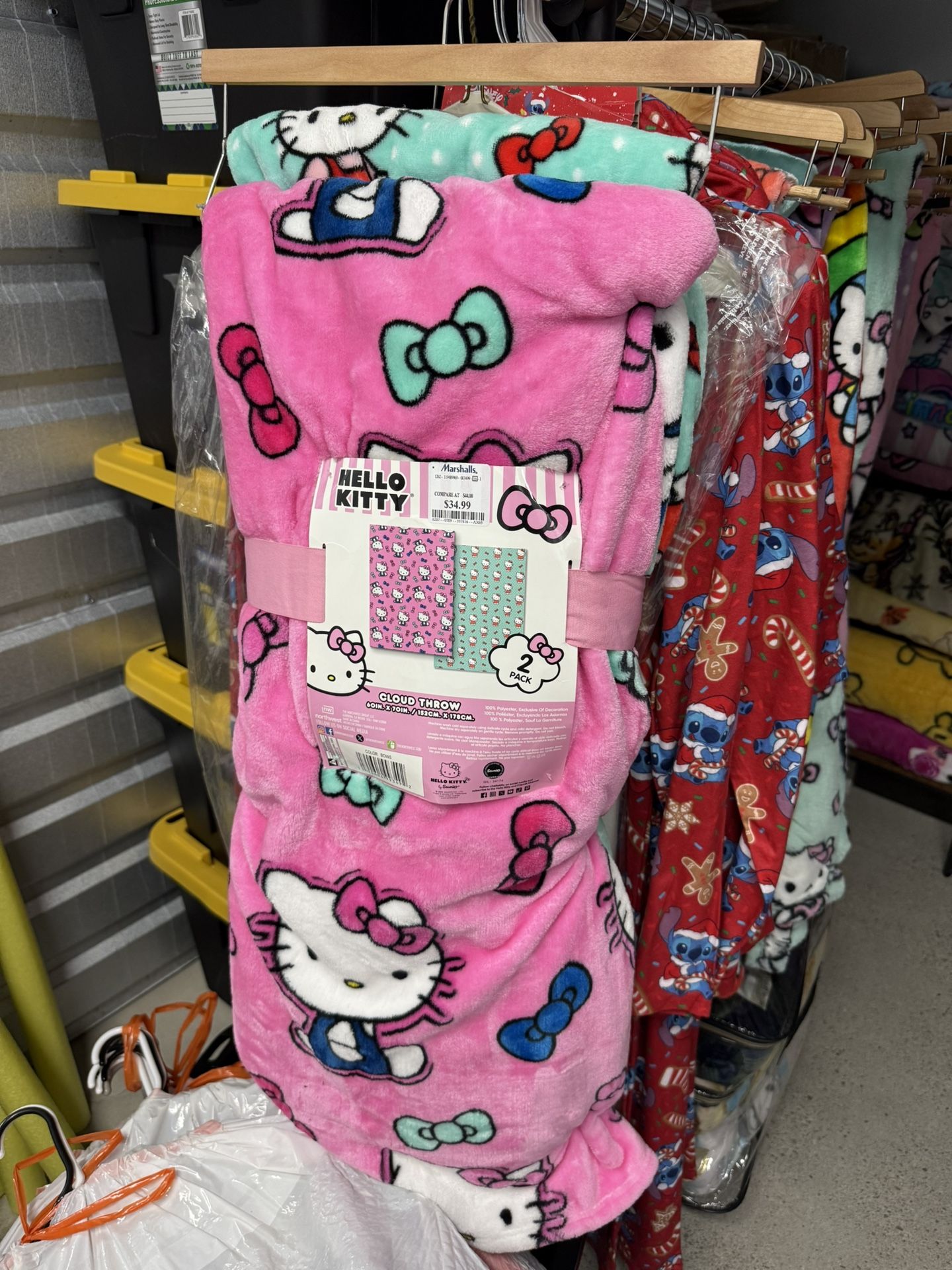 Double Pack Hello Kitty Blanket 