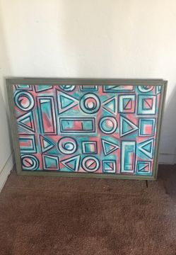 Geometry Painting by Los Angeles Based artist