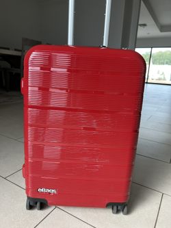 Ebags Fortis Pro 22" Usb Carry-On Spinner Suitcase 