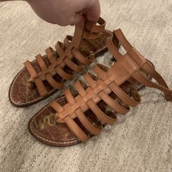 Sam Edelman Tan Gladiator Sandals