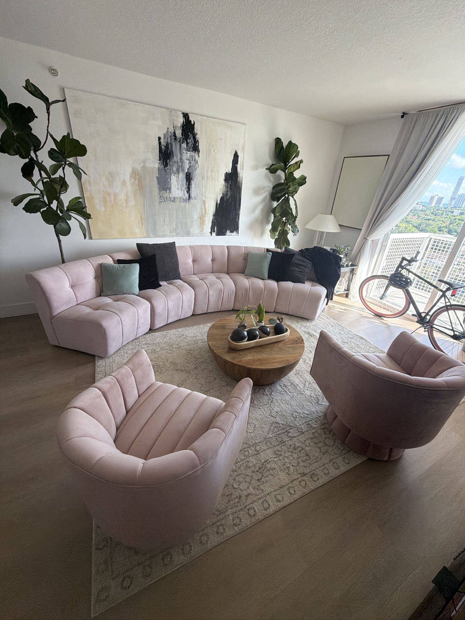 Sectional And 2 Chair Set