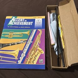 Accent on achievement book 1 and flute cleaning kit