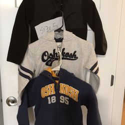 3 Jackets/Hoodies Sz 5