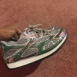 Bottega VENETA Orbits Green&Silver 