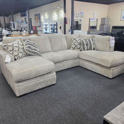 Large U-Shaped Sectional Sofa with Double Chaise 🚚WE DELIVER🚚