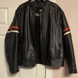 Mans Leather Jacket Unik Brand 