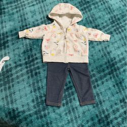 Girls 3 Month, Two Piece Set.