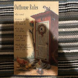 Outhouse Bathroom Decor