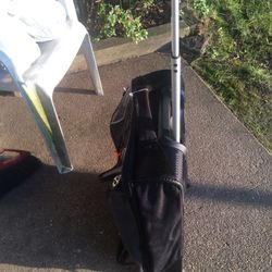 Nice soft rollaround suitcase bag with extension handle only $25 firm