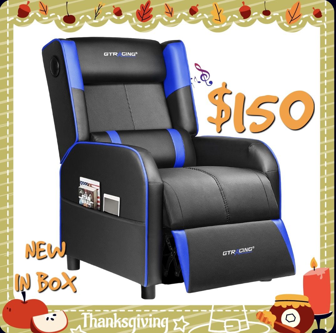 GTRACING GAME CHAIR RECLINER NEW 