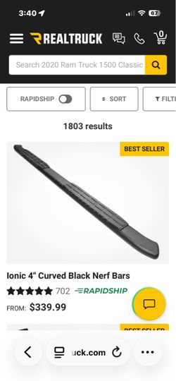 4” oval nerf side steps