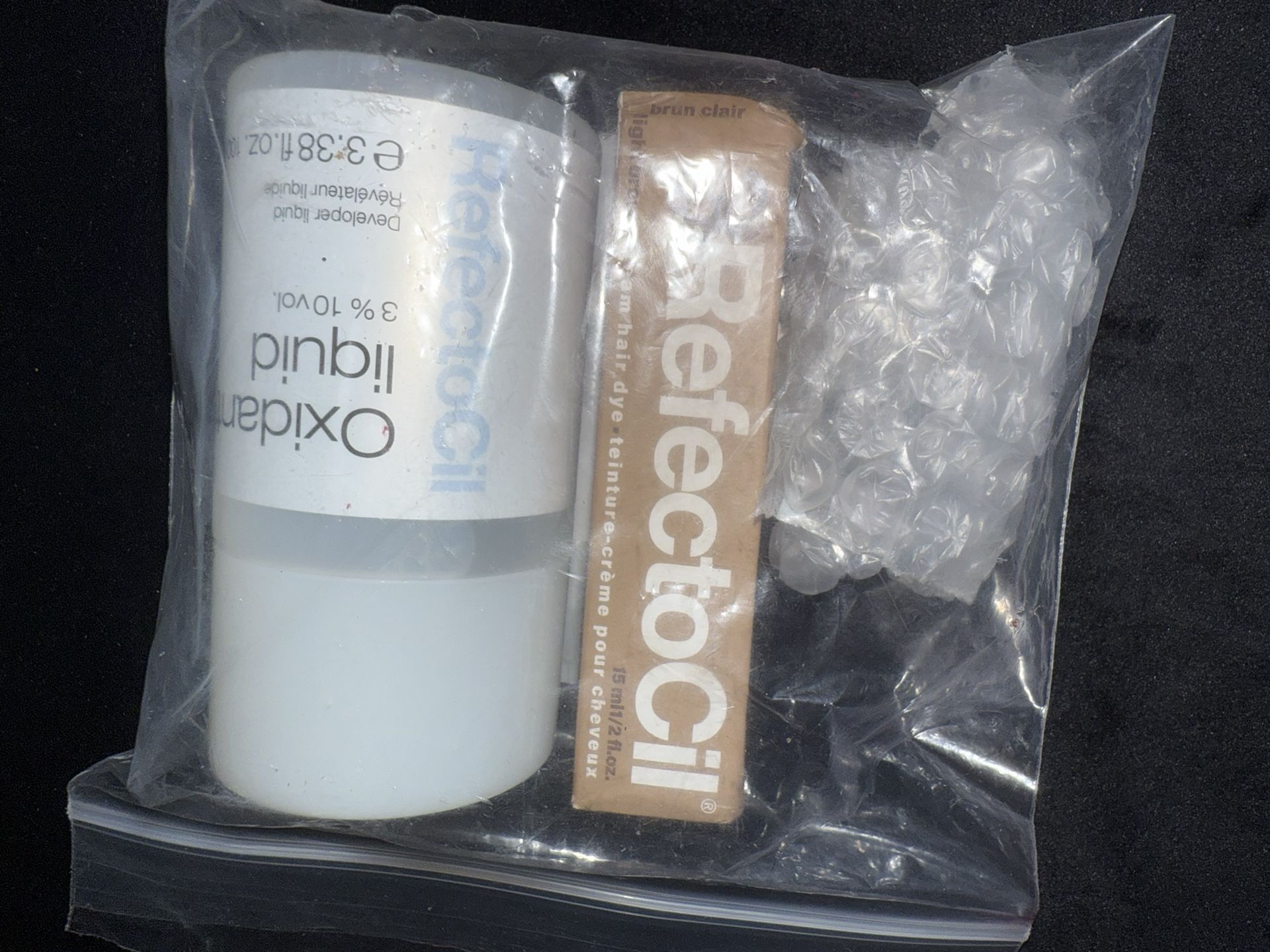 RefectoCil Hair Tinting Kit Includes Cream Hair Dye + Liquid Oxidant 3% + Mixing Brush & Mixing Dish